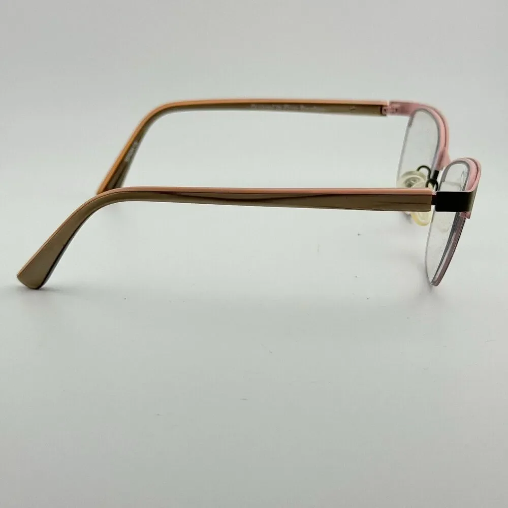 Etnia Barcelona Gray‎ Pink Half Rim Eyeglasses Passau BZPK 52 17 135 H13195